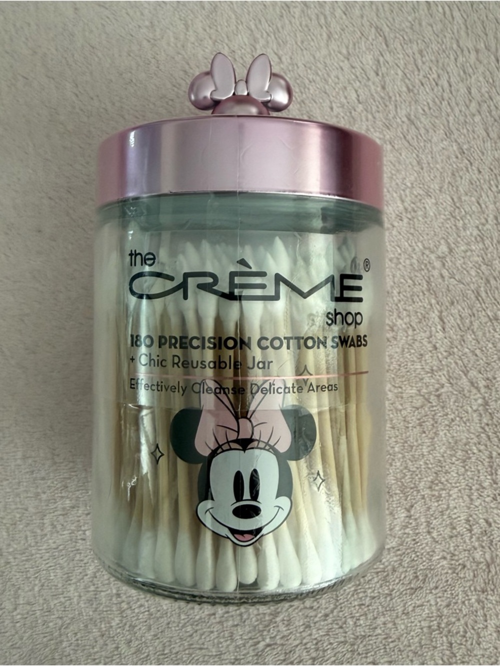 The Crème Shop Minnie Mouse precision cotton swabs